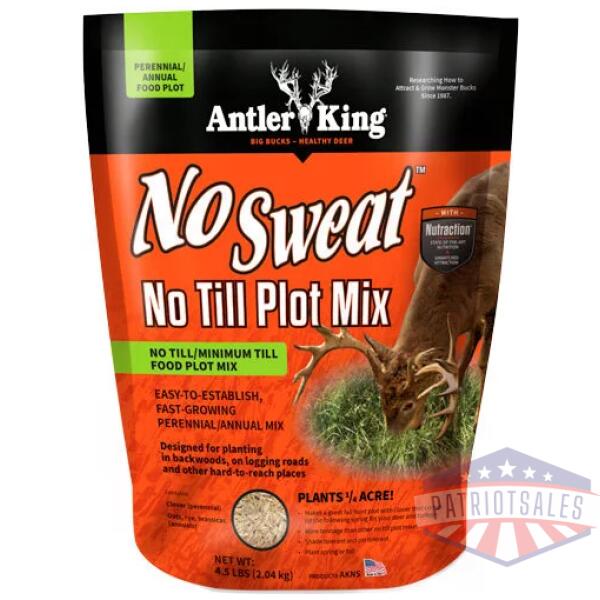 ANTLER KING NO-SWEAT NO-TILL - 1/4 ACRE 4.5LB SPRING/FALL