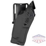 Model 6365RDS ALS/SLS Low-Ride, Level III Retention Duty Holster for Glock 19 MOS w/ Light