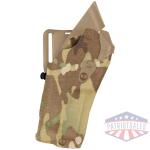 Model 6390RDS ALS Mid-Ride Level I Retention Duty Holster for Glock 17 MOS w/ Light