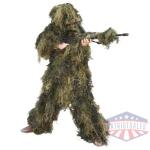 RED ROCK 5 PIECE GHILLIE SUIT - WOODLAND YOUTH LARGE