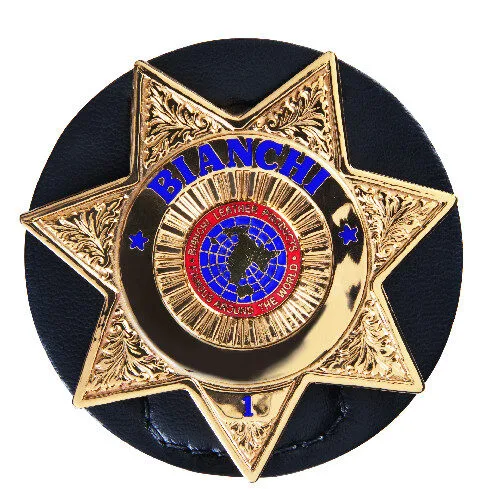 7350-01-2 Model 7350-01 badge holder round, clip-on - image 1