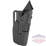 Model 7390 7TS ALS Mid Ride Duty Holster for Glock 19 w/ Light