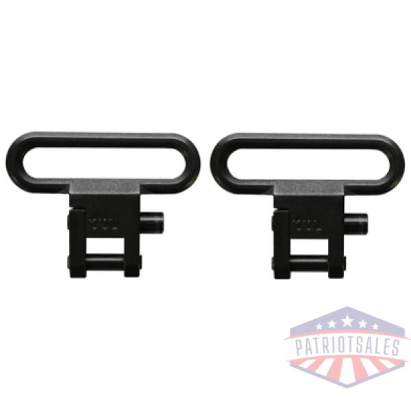 TOC TALON 1 1/4" SWIVELS - QUICK RELEASE STEEL BLACK