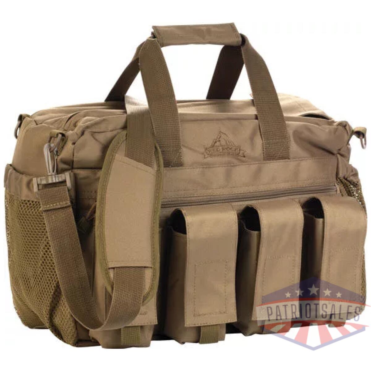 Red rock deluxe range bag tan - fold out work/cleaning gun mat - image 1