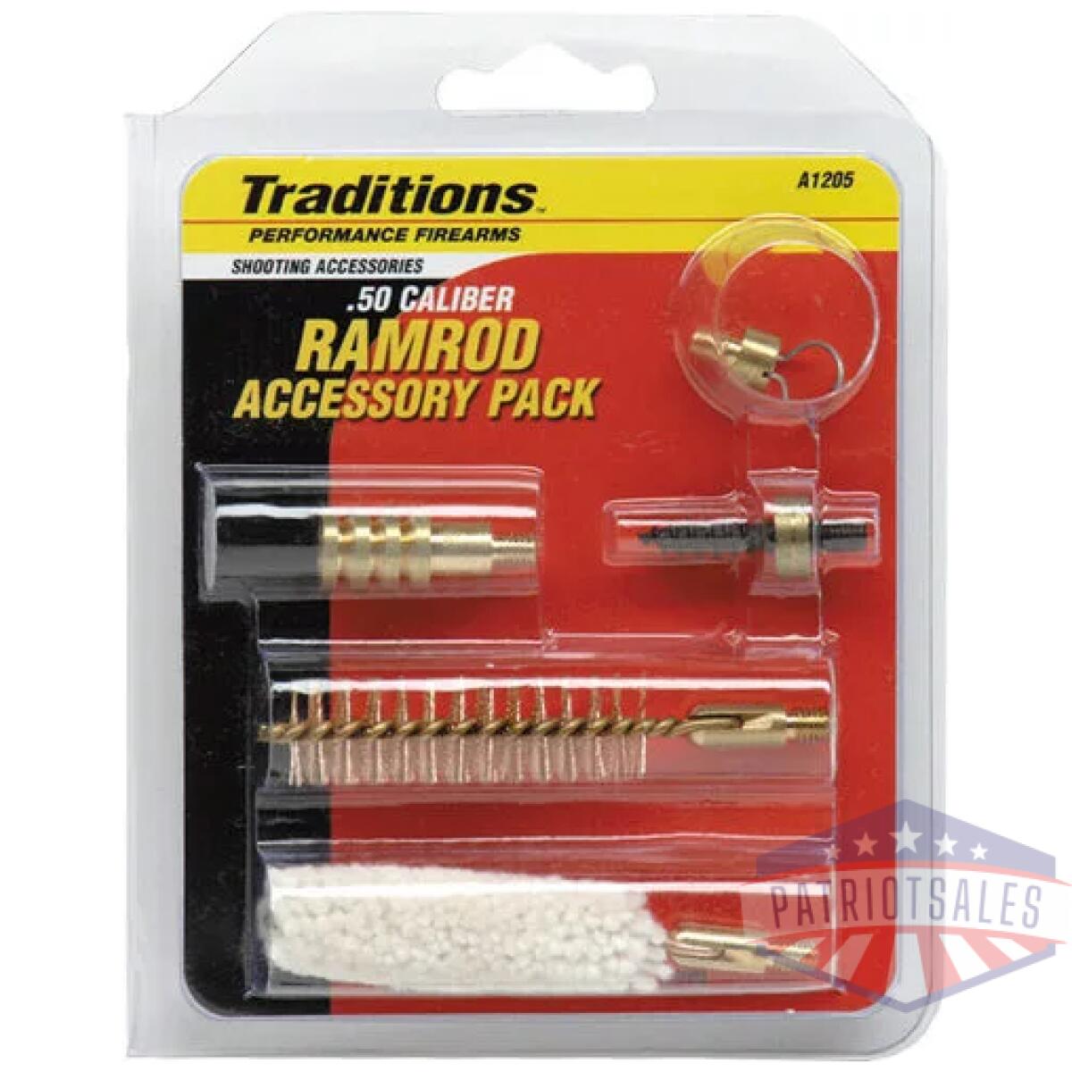 Traditions ramrod accy tips - 50 caliber 10/32 threads 6pc - image 1
