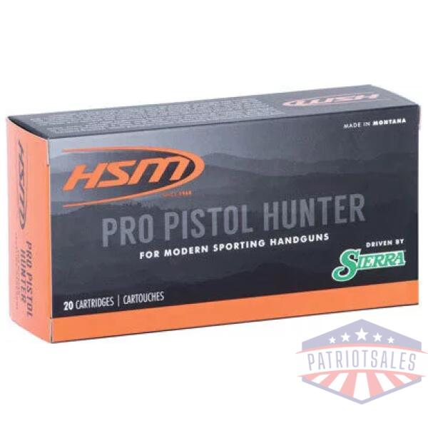 HSM PRO PISTOL 44 REM MAG - 240GR JHP 20RD 20BX/CS