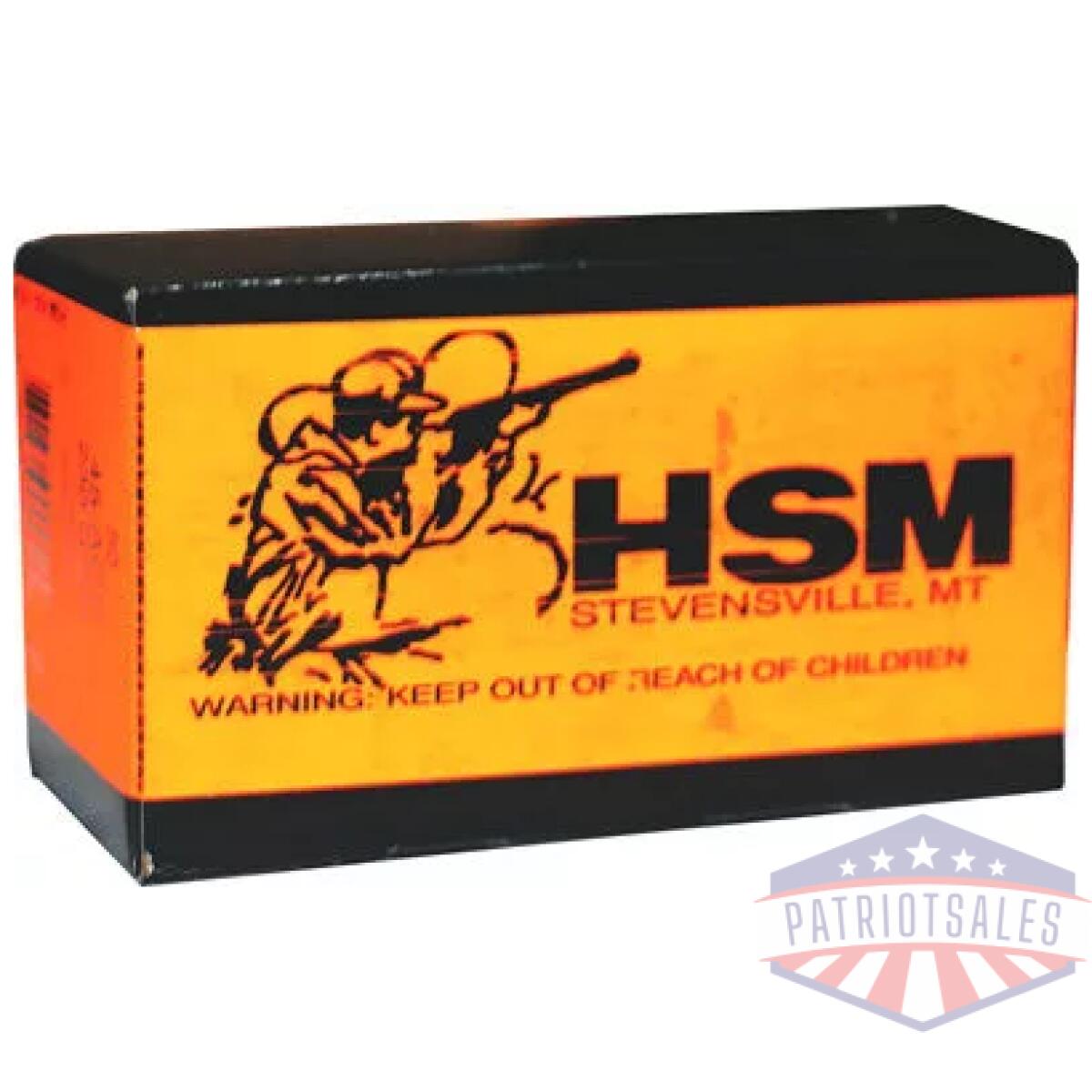 Hsm subsonic 45 acp 230gr - lead-rn 50rd 20bx/cs - image 1