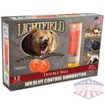 LIGHTFIELD 12GA 2.75" W/2 - RUBBER BALLS 5RD 10BX/CS