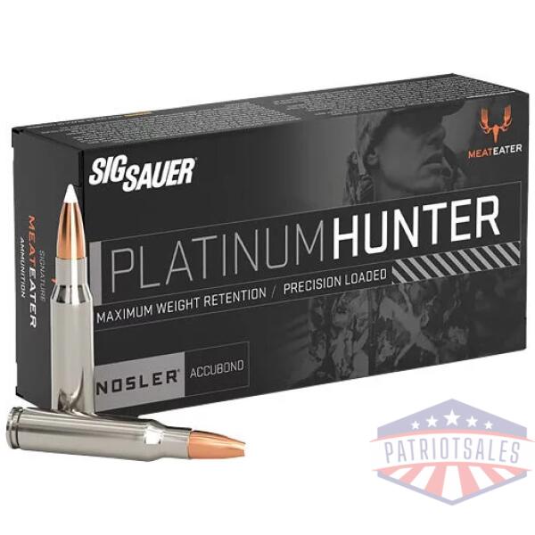 SIG AMMO 7MM RM 160GR PLANTINU - HUNTER ACCUBOND 20RD 10BX/CS