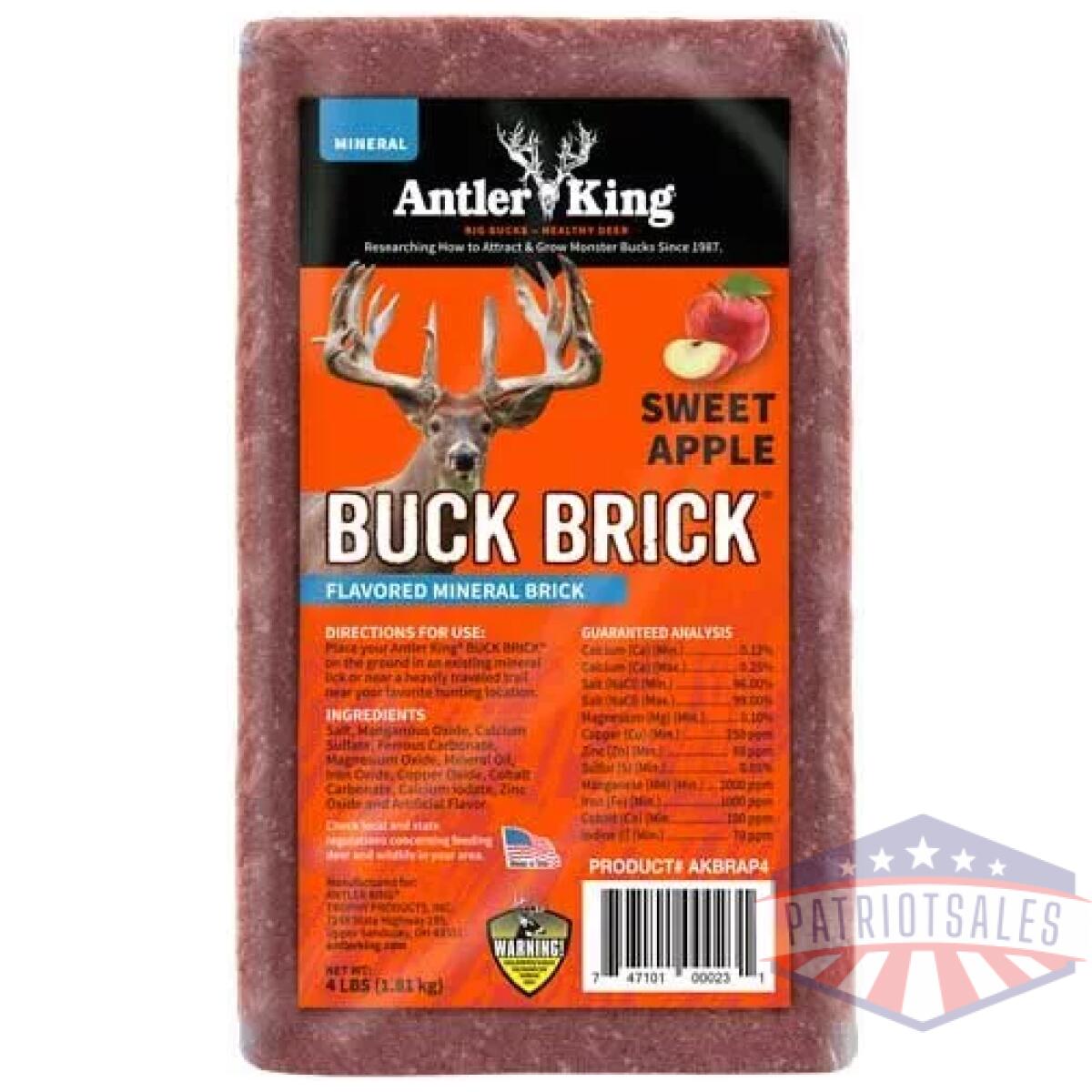 Antler king sweet apple buck - brick mineral 4# - image 1