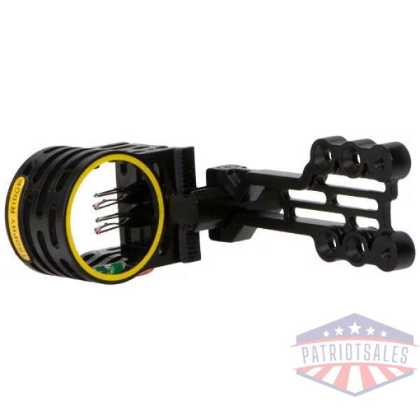 TROPHY RIDGE BOW SIGHT FATAL - 4-PIN .019 AMBIDEXTROUS BLACK