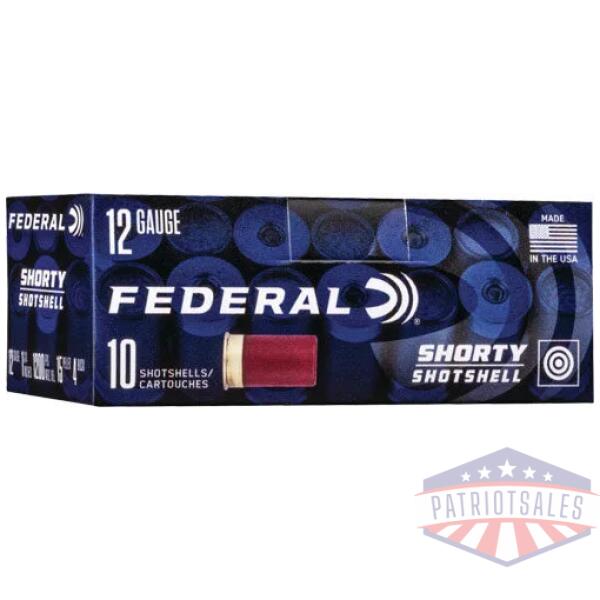 FEDERAL SHORTY SHOTSHELL 12GA - 1.75" RIFLED SLUG 10RD 10BX/CS