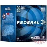 FEDERAL TOP GUN 28GA 2.75" 3/4 - OZ #7.5 1330FPS 250RD CASE LOT