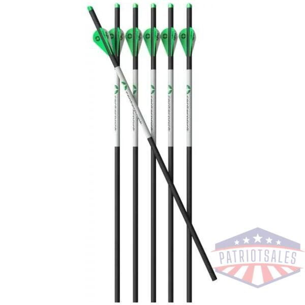 CENTERPOINT XBOW ARROW 20" - CARBON 400GR HALF-MOON 6PK