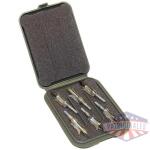 MTM MECHANICAL BROADHEAD CASE - HOLDS 6 BROADHEADS ARMY GREEN