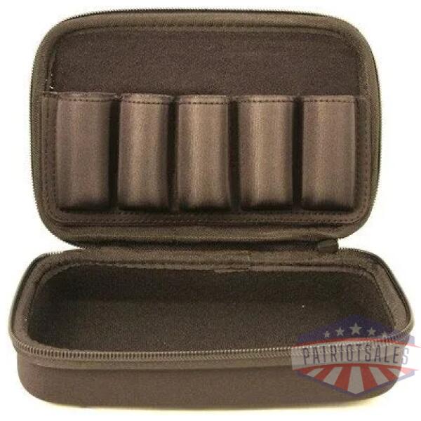 CARLSONS CHOKE TUBE CASE - 5 CHOKE CAPACITY BLACK NYLON