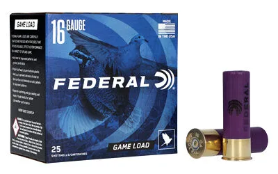 Feh1606_1 Fed game load 16ga 2 3/4" #6 25/250 - image 1