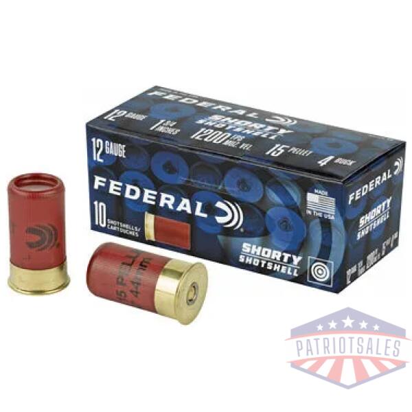 fed shrty ss 12ga 1.75" 4bck 10/100