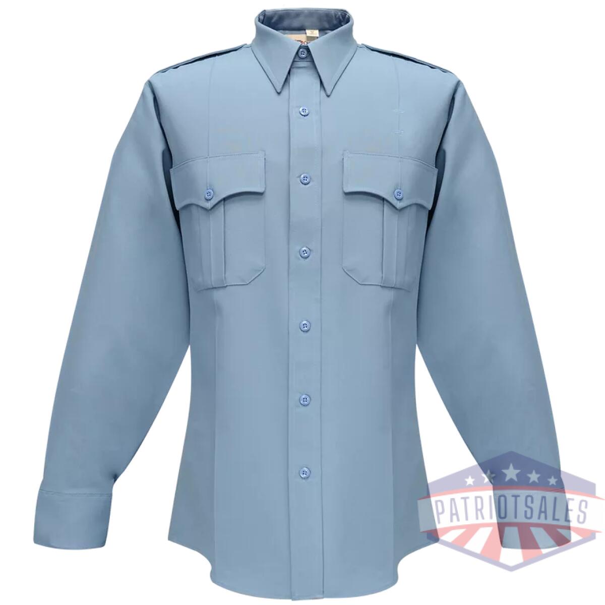 Deluxe tropical long sleeve shirt w/ pleated pockets - image 1