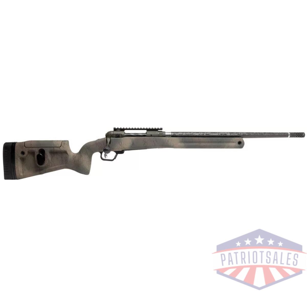 Savage 110 pro pursuit 308 20" - s/s cf wrapped/grayboe camo - image 1