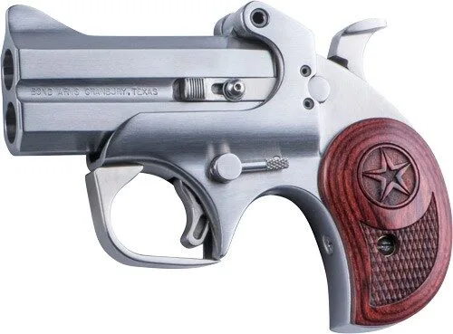 Gbatd357_1 Bond arms texas defender - 357 mag 3" fs stainless wood - image 1