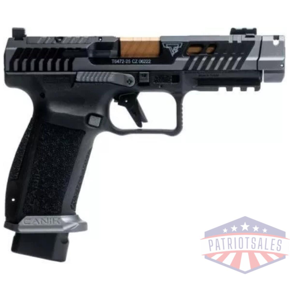 Canik tti combat 9mm 4. 6" bbl - or fs 2-18rd mags combat smoke - image 1