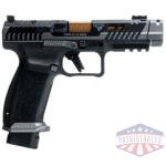 CANIK TTI COMBAT 9MM 4.6" BBL - OR FS 2-18RD MAGS COMBAT SMOKE