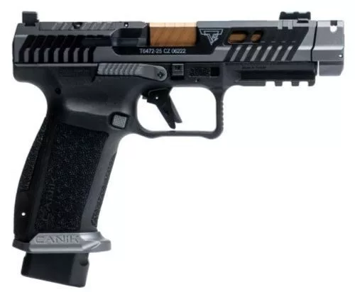 CANIK TTI COMBAT 9MM 4.6" BBL - OR FS 2-18RD MAGS COMBAT SMOKE