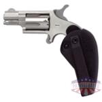 NAA MINI-REVOLVER 22LR 1-5/8" - S/S MATTE W/ HOLSTER GRIP