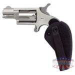 NAA MINI-REVOLVER 22LR 1-5/8" - S/S MATTE W/ HOLSTER GRIP - Image 2