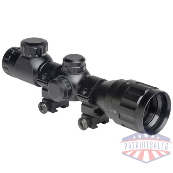 hatsan optima 4x32ce ao - compact scope w/ rings & caps