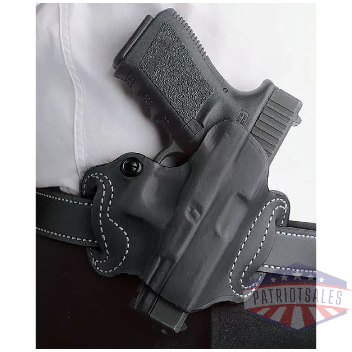 Desantis inner piece 2. 0 hlstr - iwb nylon fits glock 26/27 blk - image 1