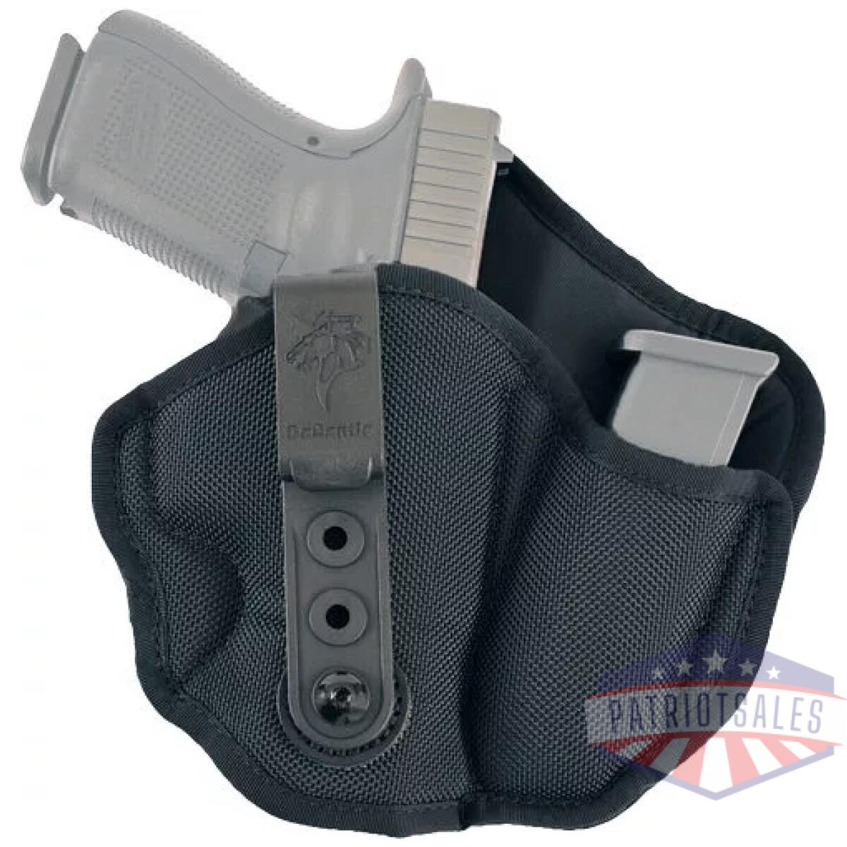 Desantis inner piece 2. 0 hlstr - iwb nylon fits glock 26/27 blk - image 2