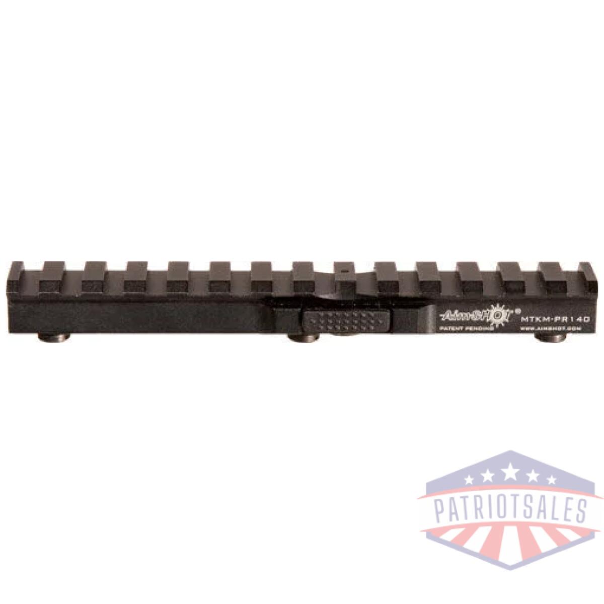 Aimshot quick release keymod - adapter picatinny rail 140mm - image 1
