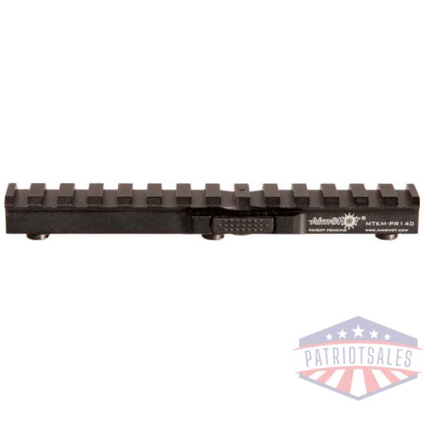 AIMSHOT QUICK RELEASE KEYMOD - ADAPTER PICATINNY RAIL 140MM