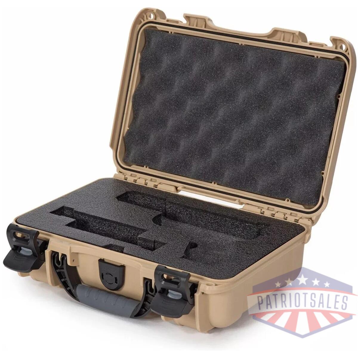 909 nanuk case w/glock - tan - image 1
