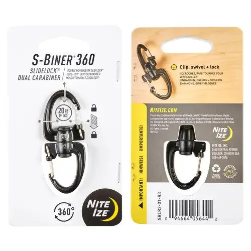 Nisblr2-01-R3 S-biner 360 slidelock dual carabiner - image 1