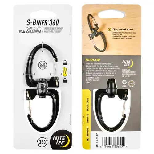 Nisblr4-01-R3 S-biner 360 slidelock dual carabiner - image 1
