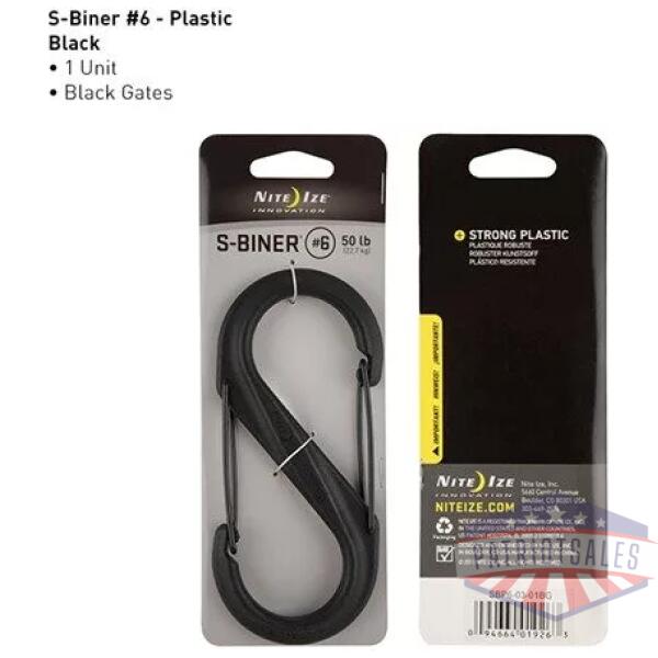 S-Biner Plastic Double Gated Carabiner #6
