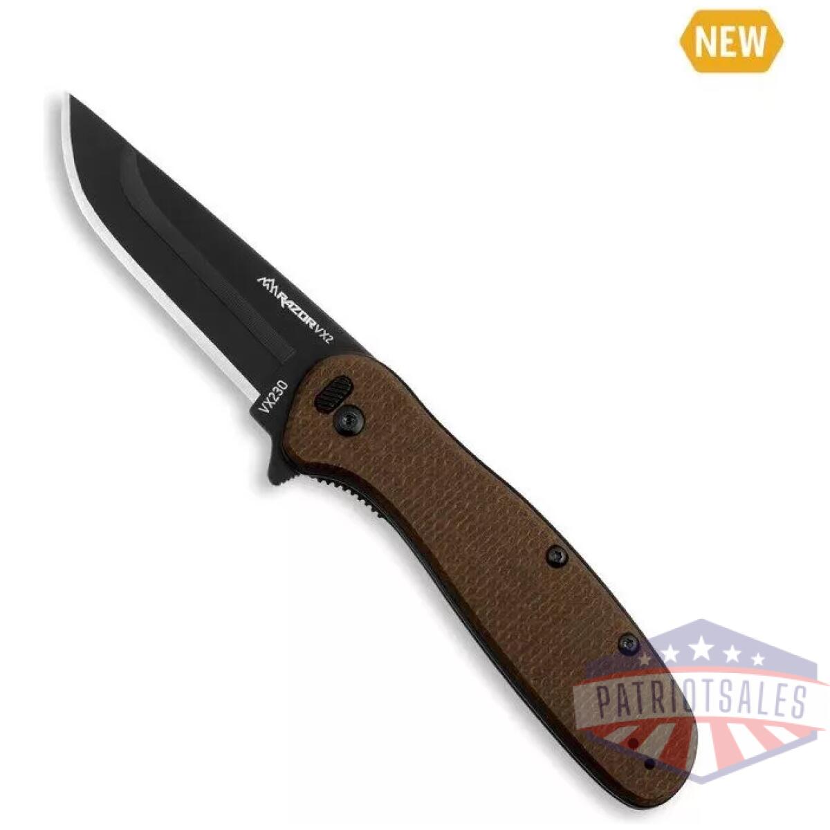 Razor vx2 | brown micarta - image 1