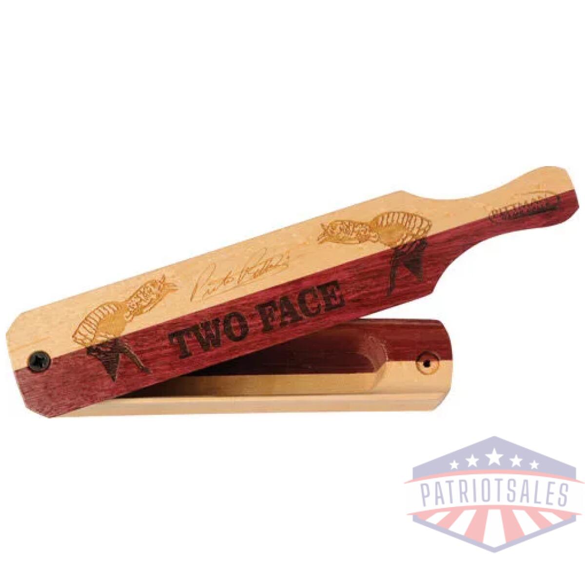 Pittman game calls two face - box turkey call prpl hrt/maple - image 1