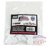 PRO-SHOT PATCH .22-.270CAL 1" 300CT