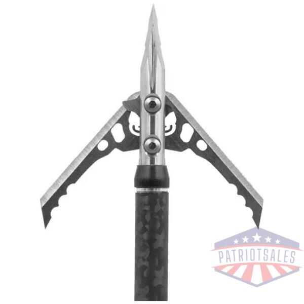 RAGE BROADHEAD HYPODERMIC - TRYPAN NO-COLLAR 100GR 2" 3PK