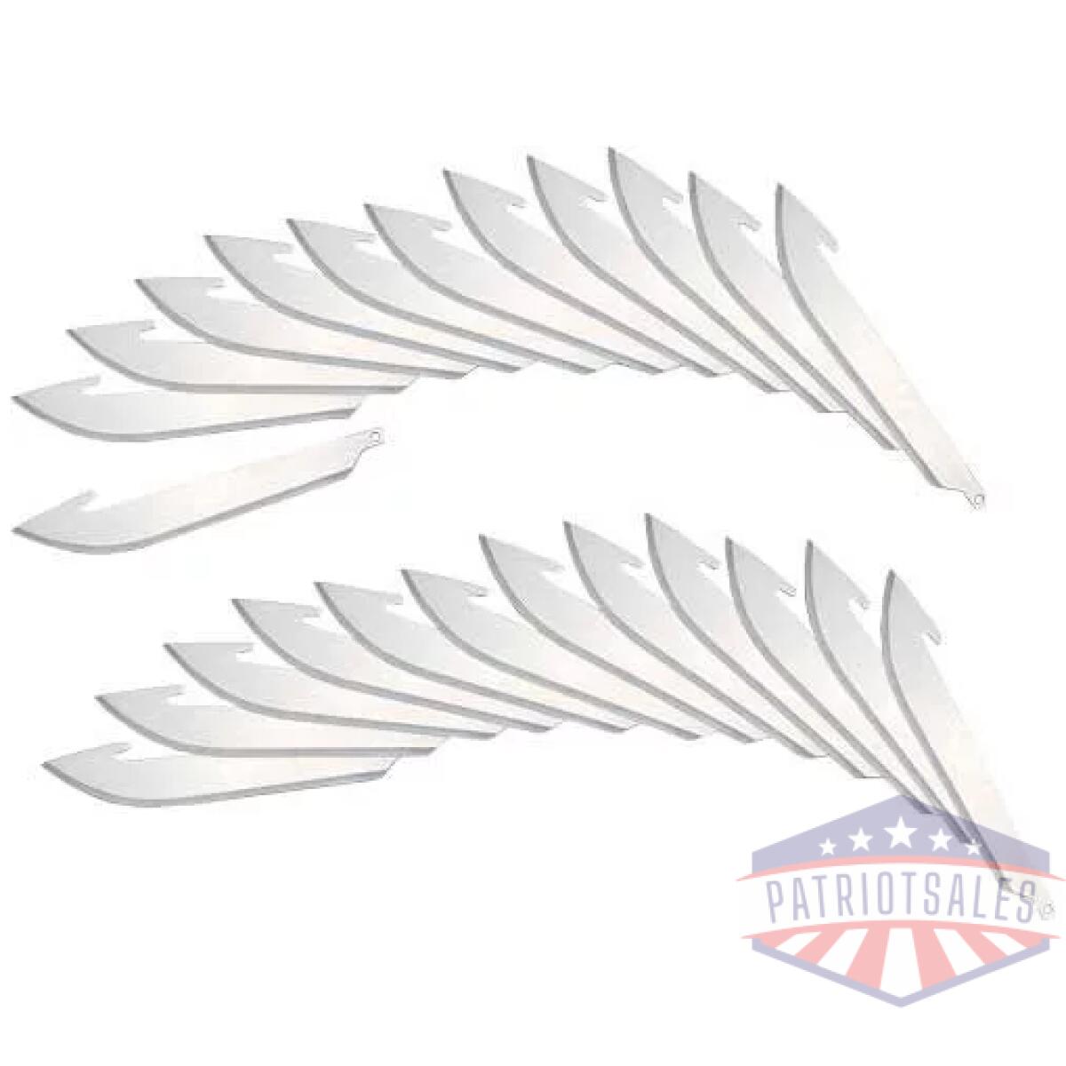 Outdoor edge 3. 5" replacement - blades for razorsafe 24pk dp - image 1