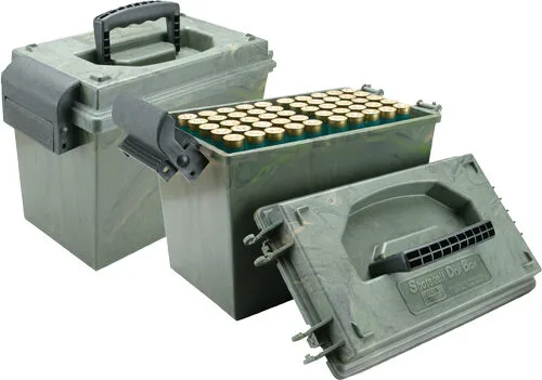Sd1002009_1 Mtm ammo box shotshell dry box - 20ga up to 3" 100rds camo - image 1