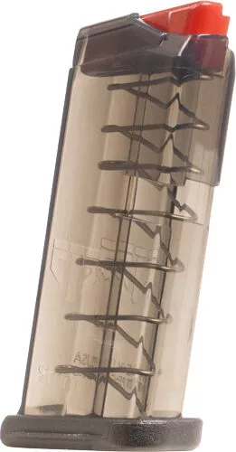 Smkglk43.Webp Ets magazine for glock 9mm 7rd - carbon smoke fits glock 43 - image 1