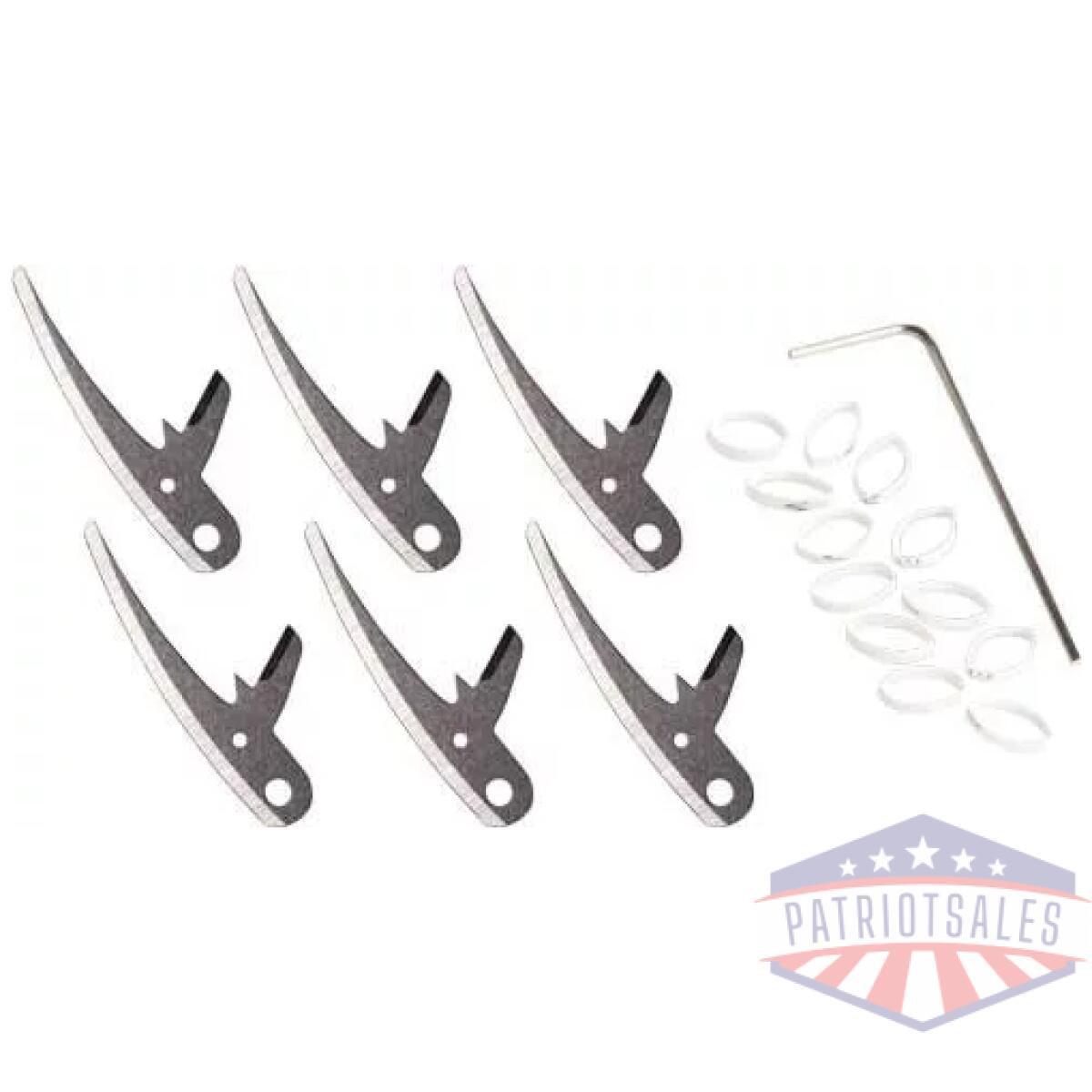 Swhacker replacement blades - levi morgan curved 125gr 6pack - image 1