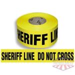 Barricade Tape YLW Sheriff