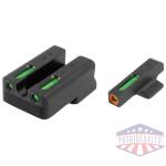 TRUGLO SIGHT SET 1911 260/450 - TFX PRO GREEN/ORANGE OUTLINE
