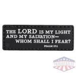 Psalm 27:1 Morale Patch (6 PACK)